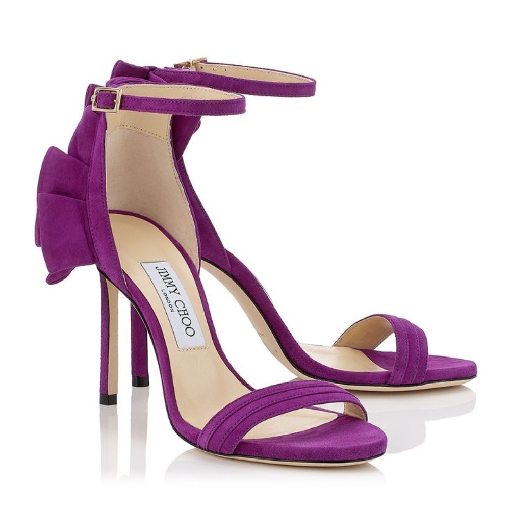 NEW w/ BOX Jimmy Choo Hand-Pleated Kerry Ruffled Heels Pumps 37 / 7 SOLD OUT